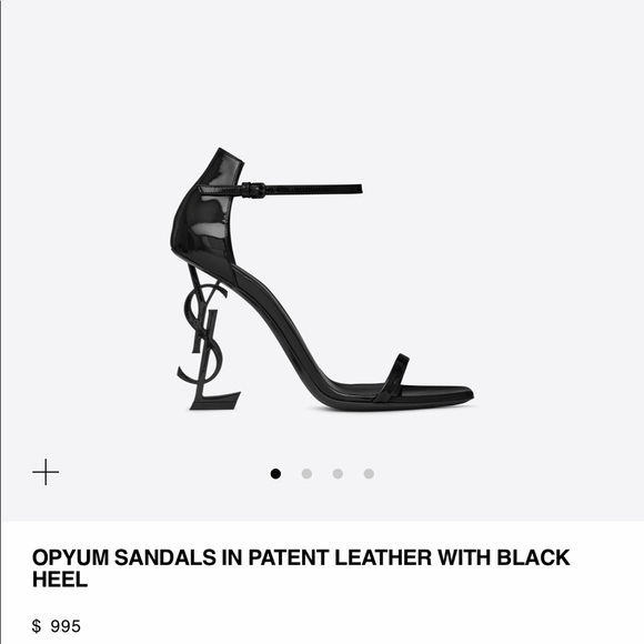saint laurent black pumps